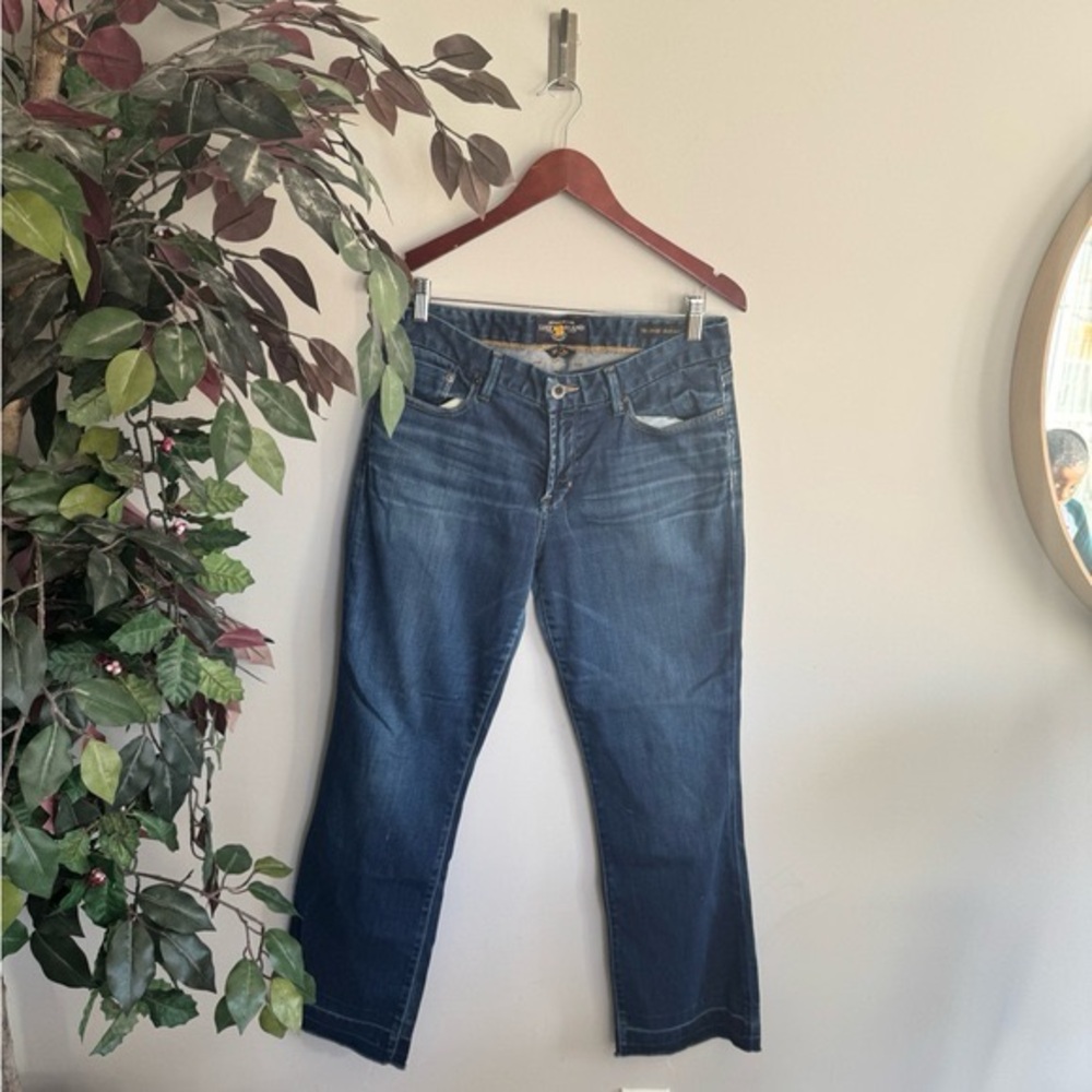 Lucky Brand Dark Blue Flare Jeans - Picture 2 of 9